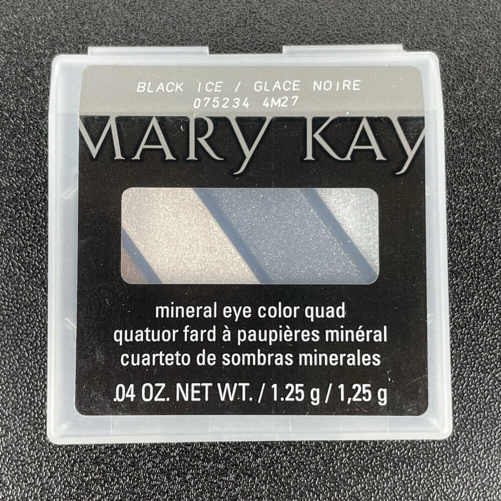 Mary Kay Mineral Eye Color Quad Black Ice 075234 4M27 .04 oz Brand New